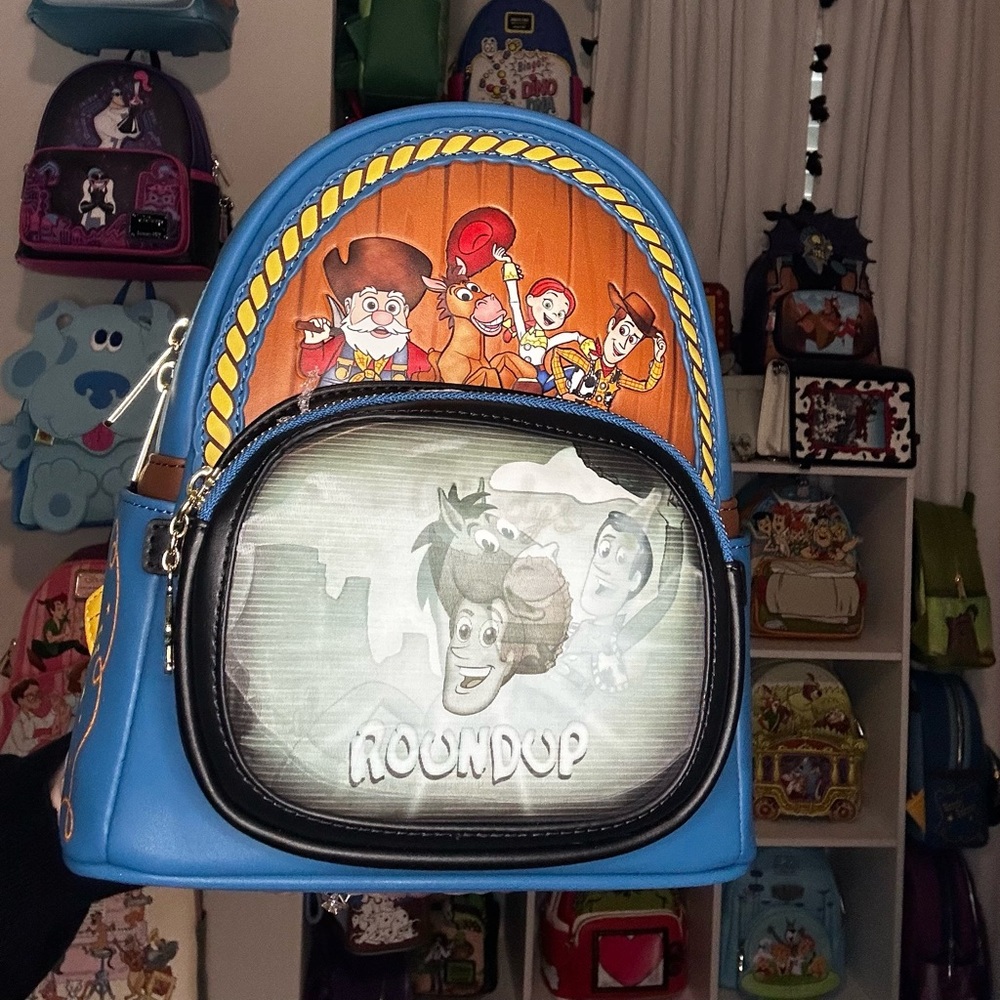 Toy Story Woody's Round Up Lenticular Mini Backpack NWT